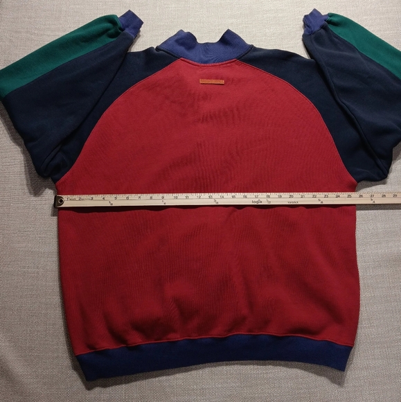 Vintage Boston Trader polo Sweatshirt, XL, Red Blue Green, Great condition - Picture 4 of 5